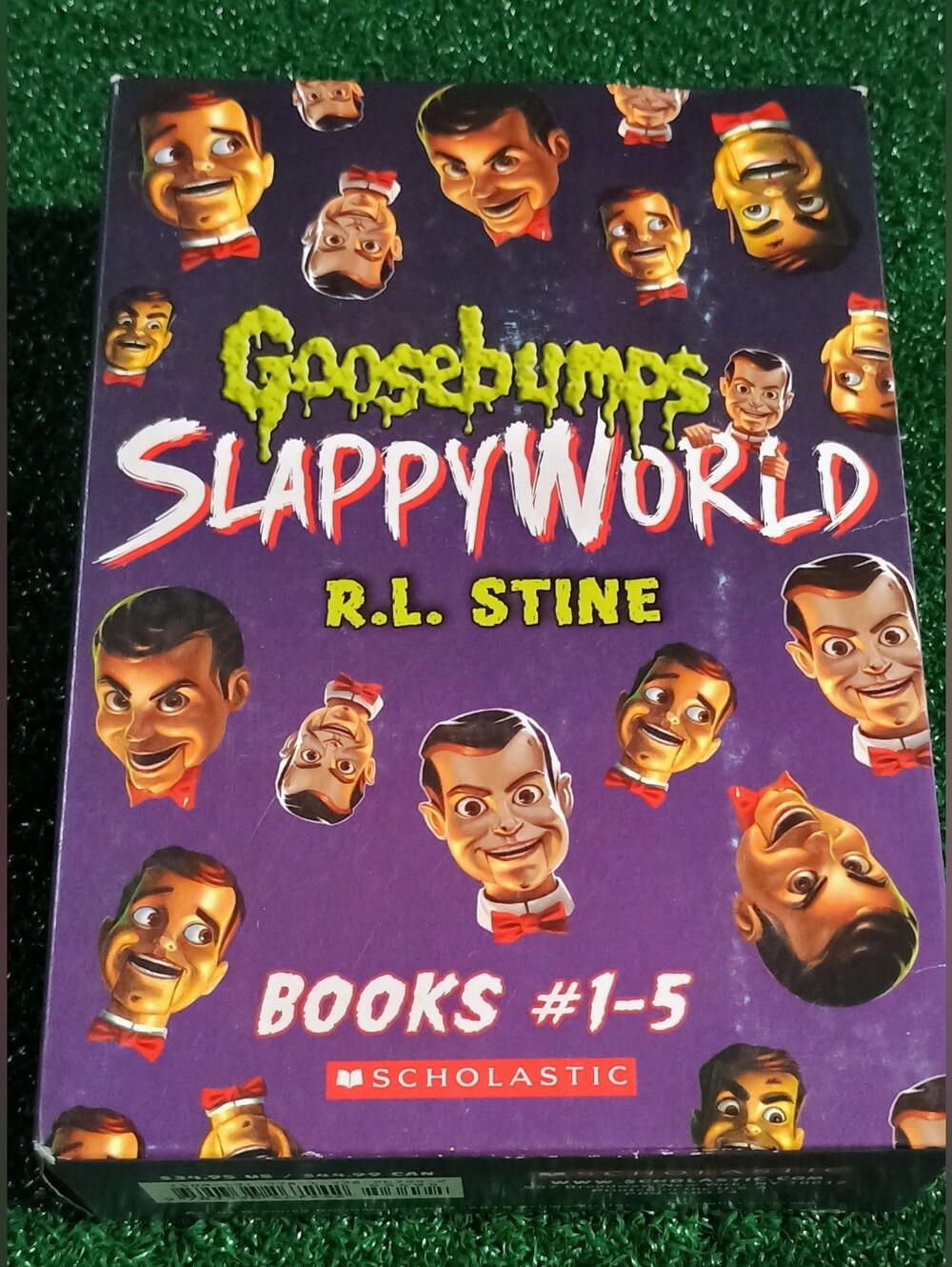 Goosebumps SlappyWorld Books #1-5 Box Set by - Purple
